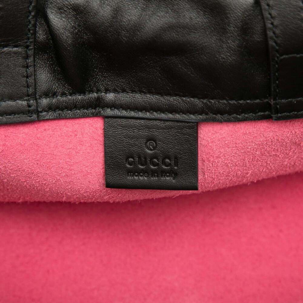 GUCCI Black Leather Backpack - Picture 5 of 7